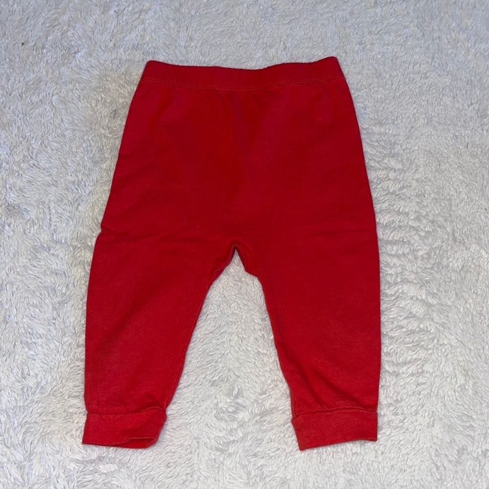 (3 for $10) Disney red 6-12 months gender neutral pants